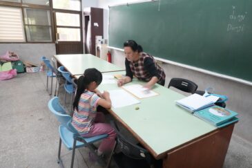 阿美語上課情形-三甲
